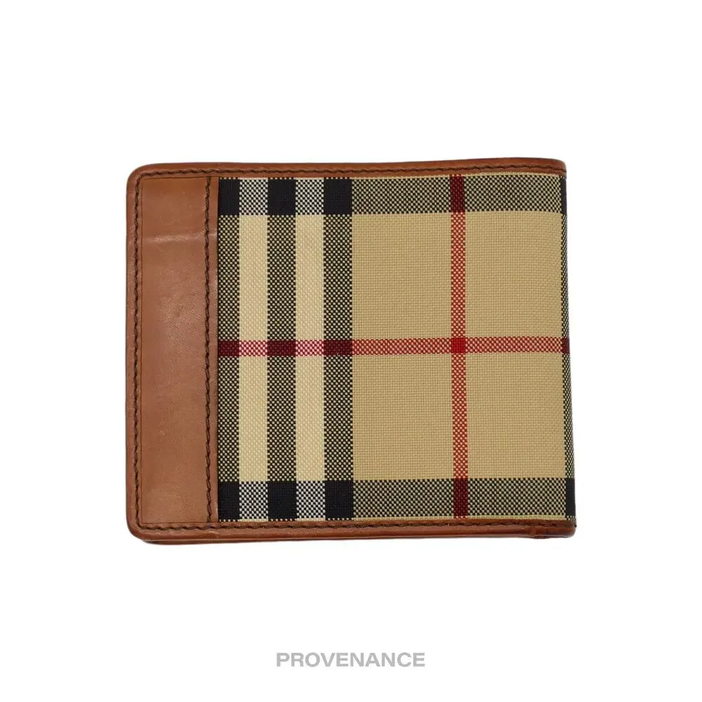 🔴 Burberry Nova Check Bifold Wallet - Light Brown - Picture 2 of 8